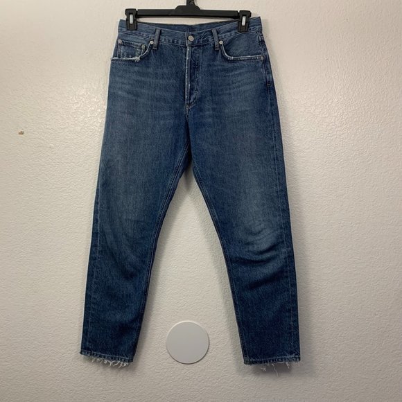Agolde Jamie High Rise Classic Jeans Tapered Ankle - Picture 1 of 12